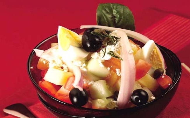 Ensalada mediterránea de papa